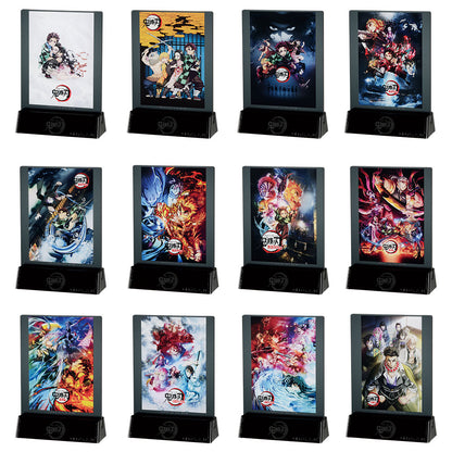 Ichiban Kuji Demon Slayer Kimetsu no Yaiba Upper Rank Three - F Prize Mini Art Board Complete Set of 12 Types