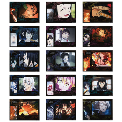 Ichiban Kuji Demon Slayer Kimetsu no Yaiba Upper Rank Three - H Prize Mini Visual Poster Complete Set of 15 Types