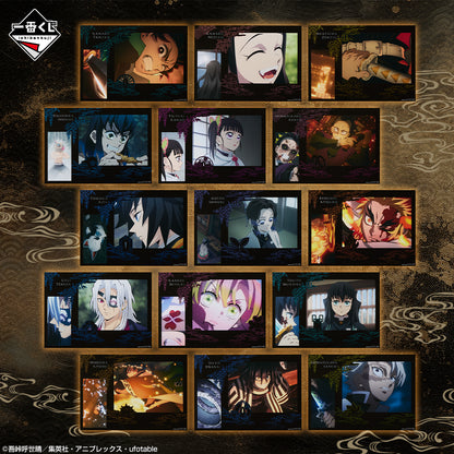 Ichiban Kuji Demon Slayer Kimetsu no Yaiba Upper Rank Three - H Prize Mini Visual Poster Complete Set of 15 Types