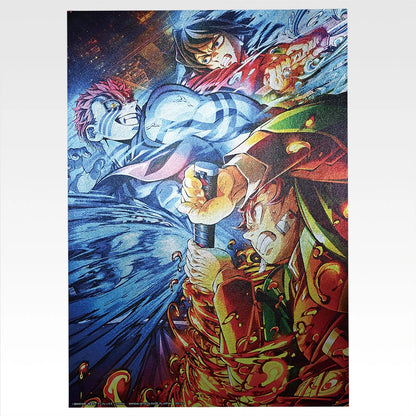 Ichiban Kuji Demon Slayer: Kimetsu no Yaiba Upper Rank Two - E Prize Metallic Visual Sheet (5 Types)