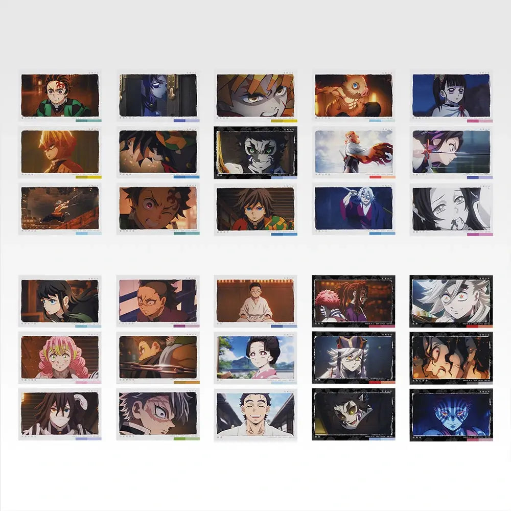 Ichiban Kuji Demon Slayer: Kimetsu no Yaiba Upper Rank Two - G Prize Photo Style Card Set Complete Set of 10 Types
