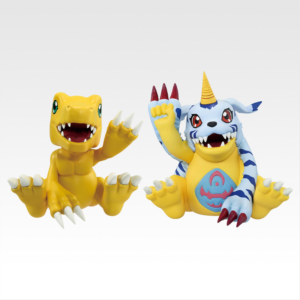 Ichiban Kuji Digimon Series Collision of Light and Darkness - C Prize Agumon and Gabumon Set Figure