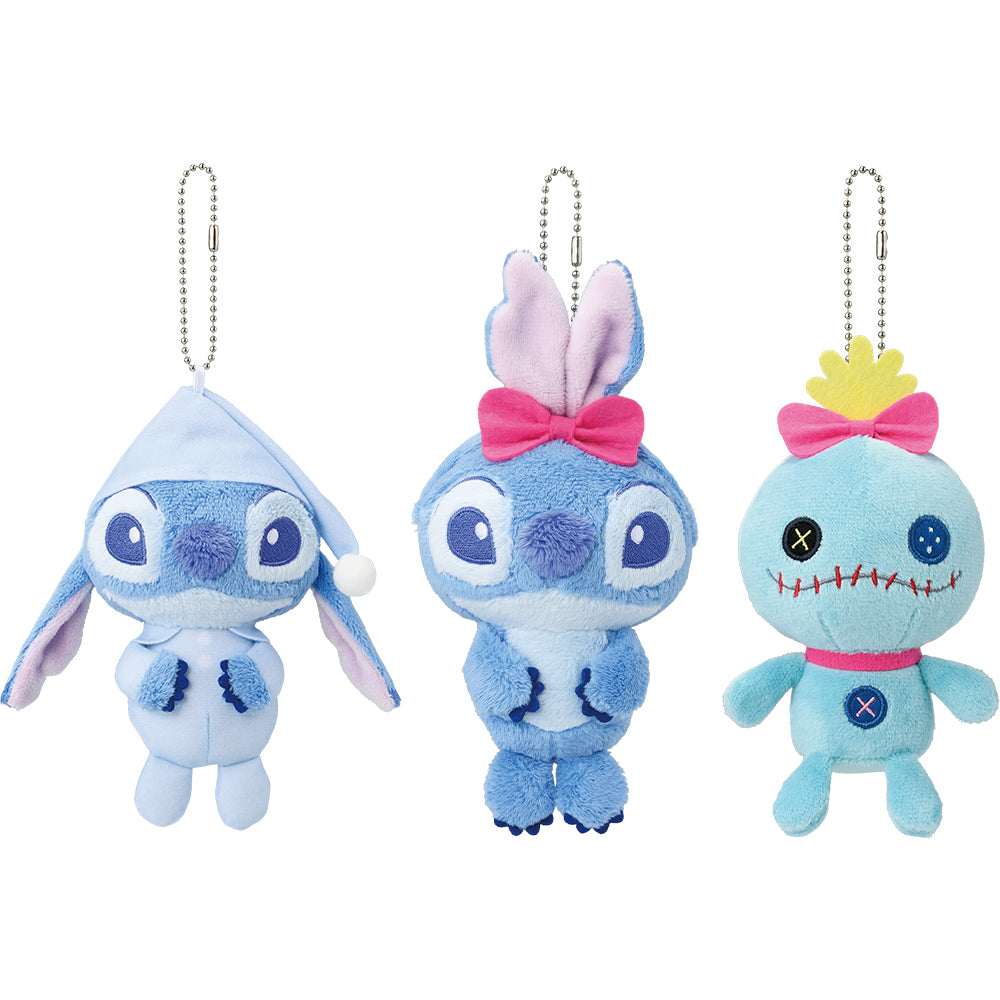 Ichiban Kuji Disney Lilo and Stitch Relaxed Summer - D Prize Plush Mascot Complete Set of 3 Types