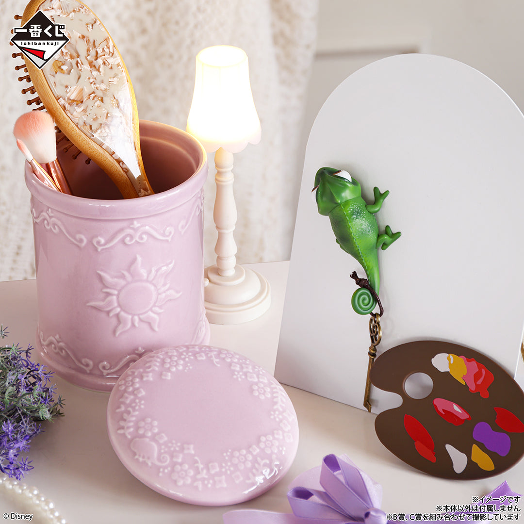 Ichiban Kuji Disney Princess Dream in Color - B Prize Rapunzel Lantern-Style Ceramic Canister