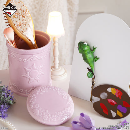 Ichiban Kuji Disney Princess Dream in Color - B Prize Rapunzel Lantern-Style Ceramic Canister