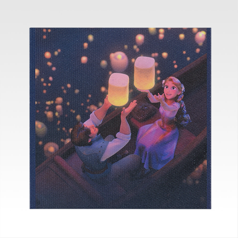 Ichiban Kuji Disney Princess Dream in Color - F Prize Mini Canvas Board Collection Complete Set of 7 Types