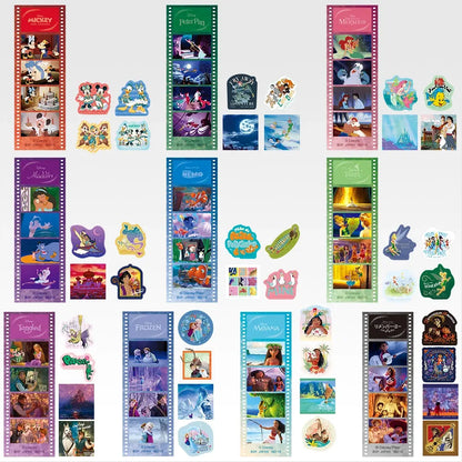 Ichiban Kuji Disney World of Imagination - G Prize Clear Bookmark & Sticker Set Complete Set of 10 Types