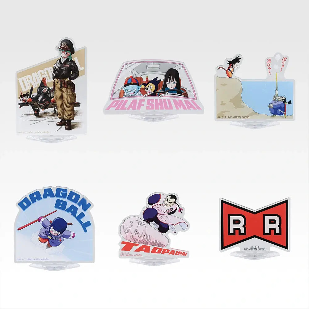Ichiban Kuji Dragon Ball EX Showdown! Red Ribbon Army - F Prize Dragon Stand Collection Complete Set of 6 Types