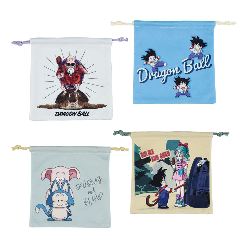 Ichiban Kuji Dragon Ball Fantastic Adventure - F Prize: Drawstring Pouch Complete Set 4 Types
