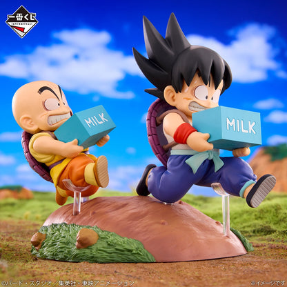 Ichiban Kuji Dragon Ball Fantastic Adventure 2 - A Prize Son Goku & Krillin Milk Delivery Figure