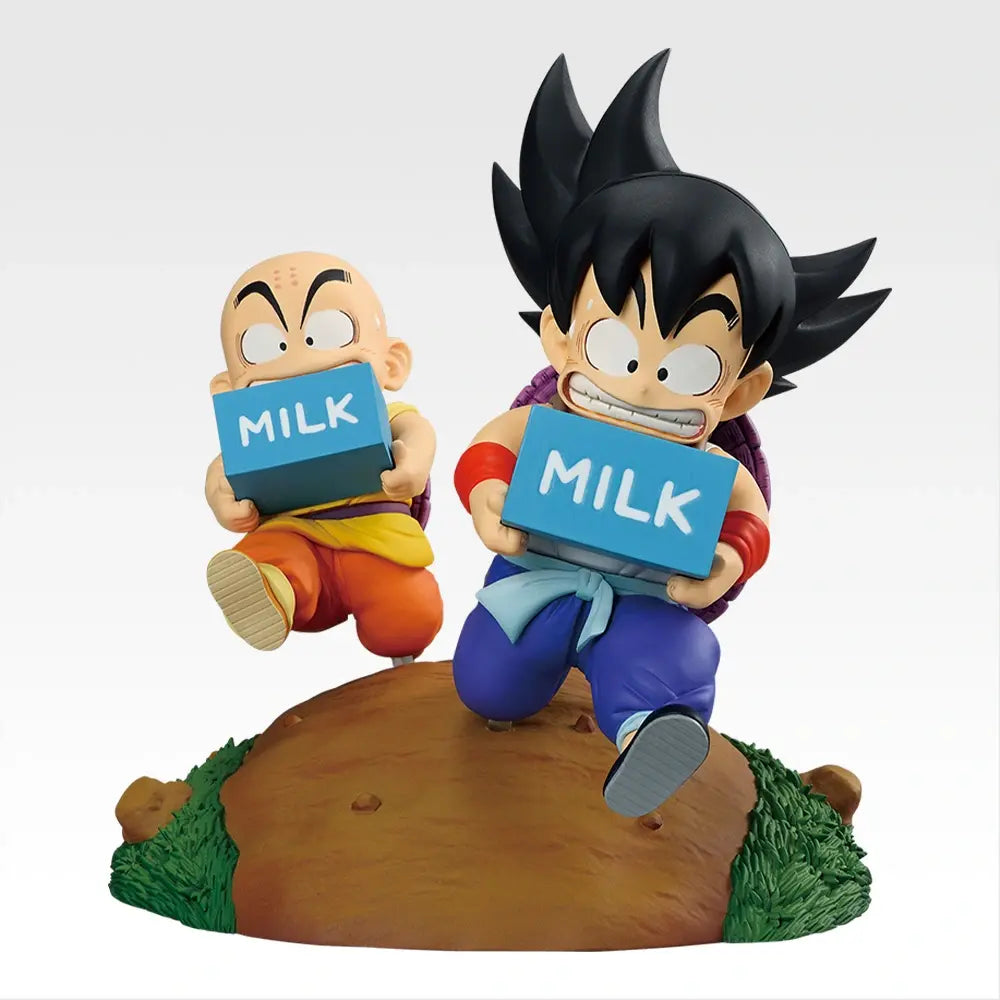 Ichiban Kuji Dragon Ball Fantastic Adventure 2 - A Prize Son Goku & Krillin Milk Delivery Figure