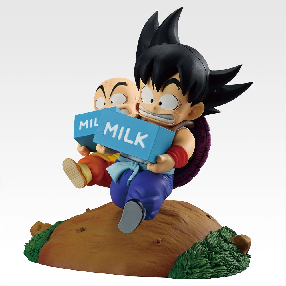 Ichiban Kuji Dragon Ball Fantastic Adventure 2 - A Prize Son Goku & Krillin Milk Delivery Figure