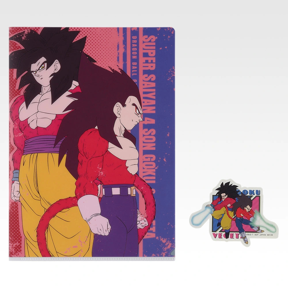 Ichiban Kuji Dragon Ball GT - I Prize Clear File & Sticker Set Complete Set of 11 Types