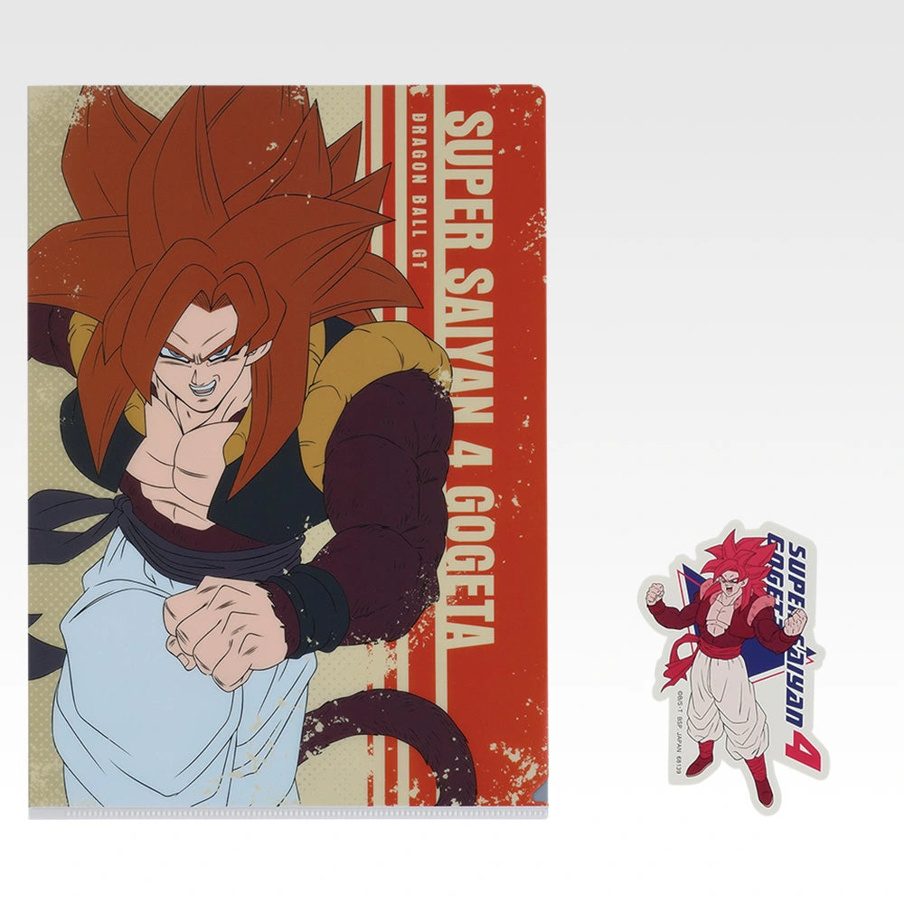 Ichiban Kuji Dragon Ball GT - I Prize Clear File & Sticker Set Complete Set of 11 Types