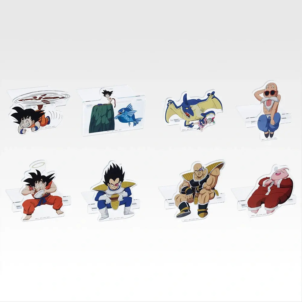 Ichiban Kuji Dragon Ball The Chronicle of Goku - G Prize Hanging Acrylic Stand Complete Set of 8 Types