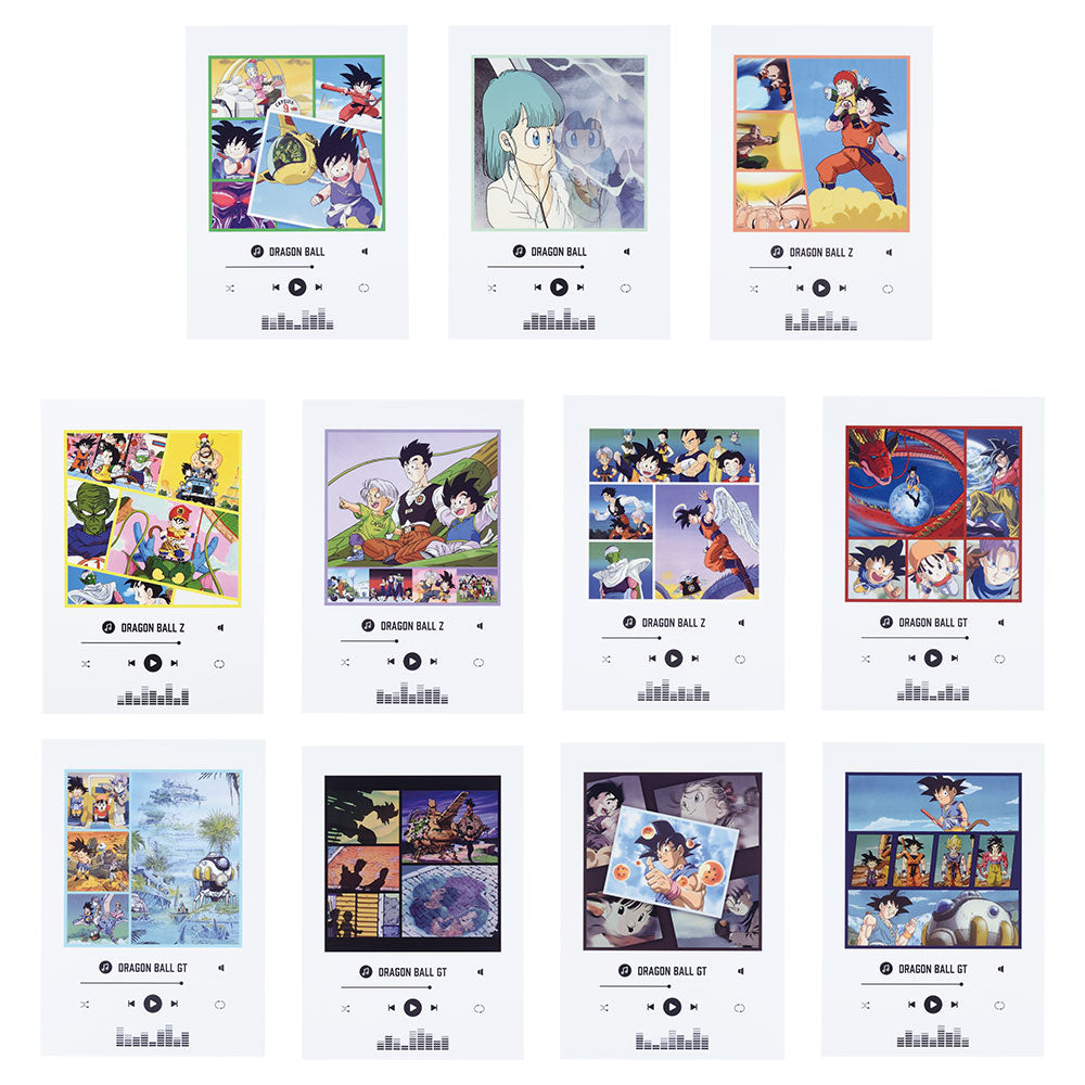 Ichiban Kuji Dragon Ball VS Omnibus CROSS - I Prize Clear Poster Complete Set of 11 Types