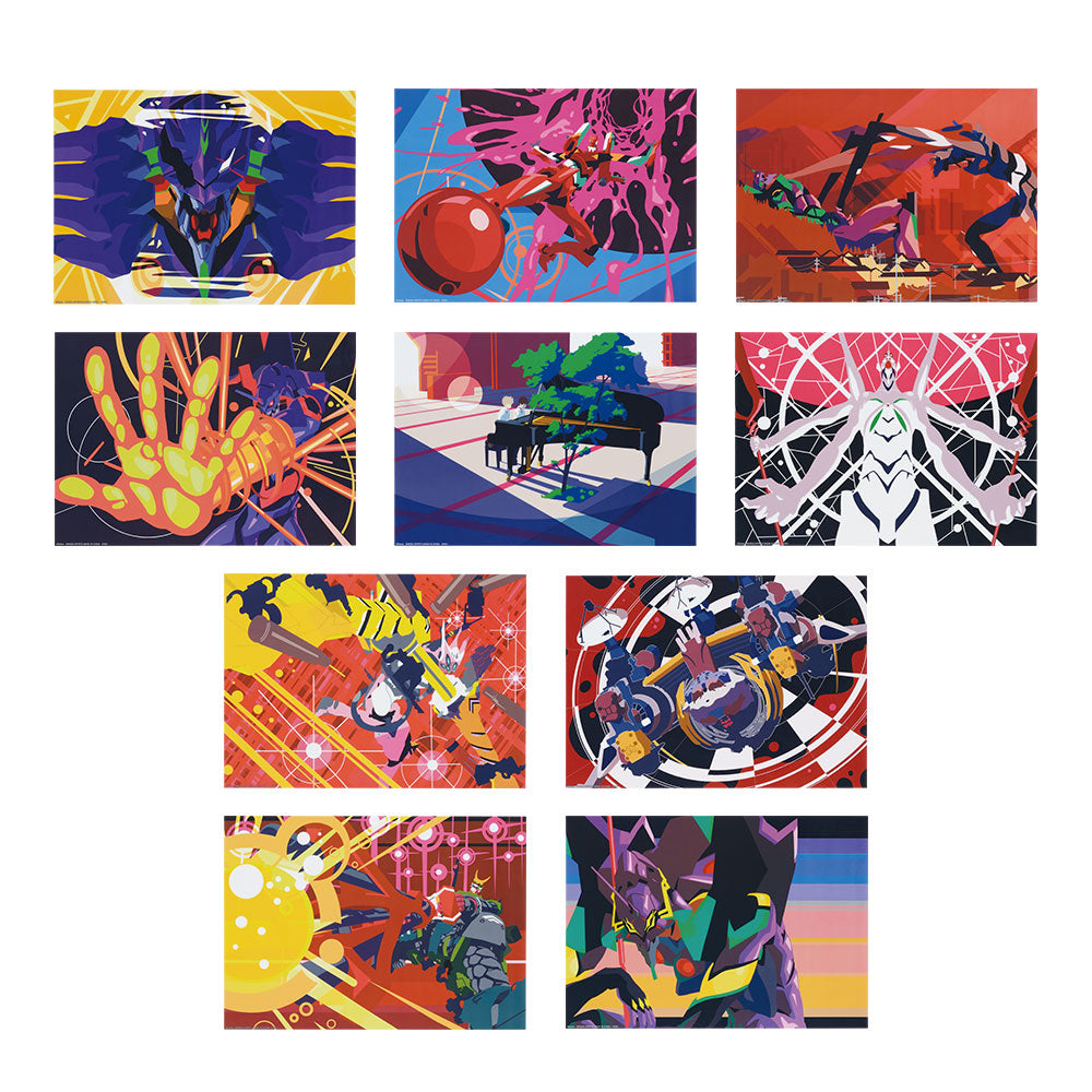 Ichiban Kuji Evangelion Operation Yamato - G Prize Clear Poster Complete Set of 10 Types