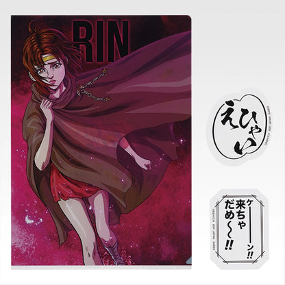 Ichiban Kuji Fist of The North Star (Hokuto No Ken) - F Prize Formidable Opponent Clear File & Sticker Complete Set of 12 Types