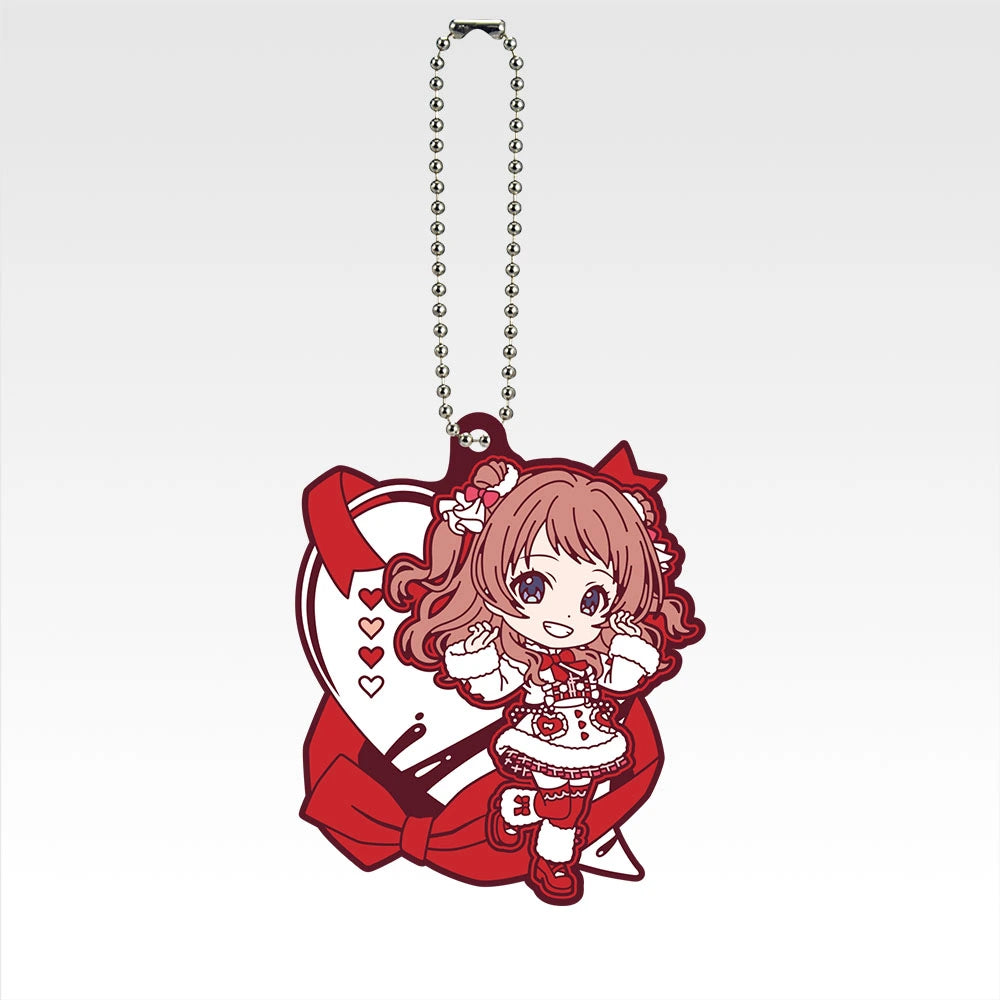 Ichiban Kuji Gakuen Idolmaster Part 4 - H Prize Kyun Chara Rubber Charms Complete Set of 12