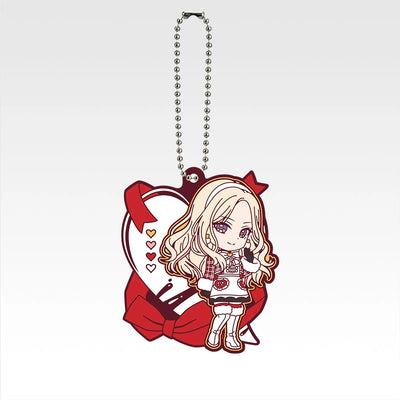 Ichiban Kuji Gakuen Idolmaster Part 4 - H Prize Kyun Chara Rubber Charms Complete Set of 12