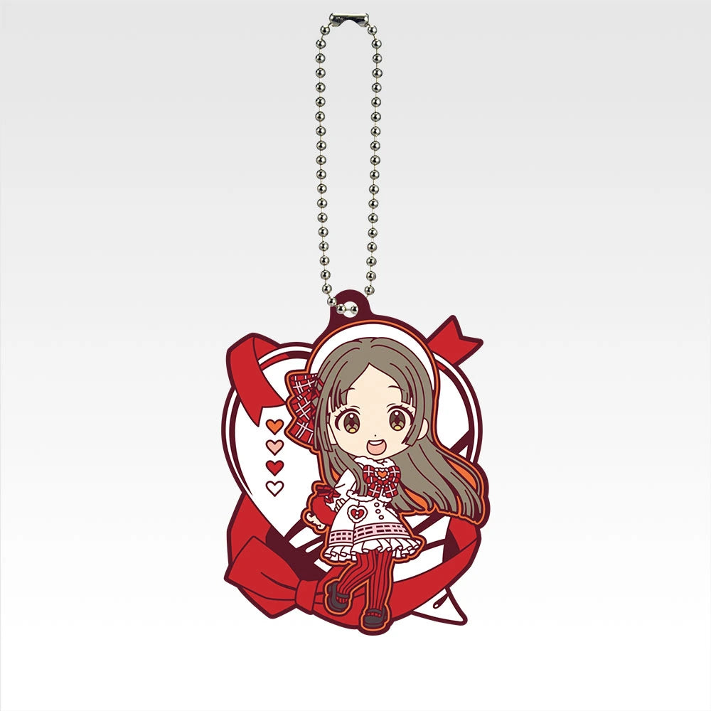 Ichiban Kuji Gakuen Idolmaster Part 4 - H Prize Kyun Chara Rubber Charms Complete Set of 12