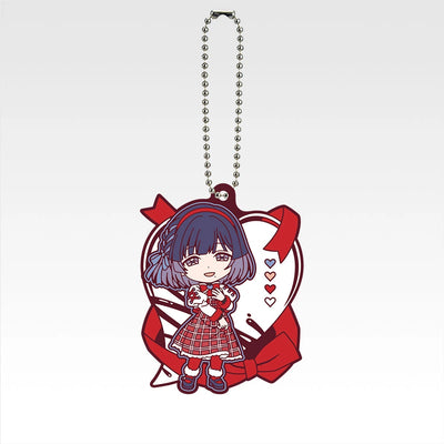 Ichiban Kuji Gakuen Idolmaster Part 4 - H Prize Kyun Chara Rubber Charms Complete Set of 12