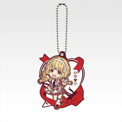 Ichiban Kuji Gakuen Idolmaster Part 4 - H Prize Kyun Chara Rubber Charms Complete Set of 12