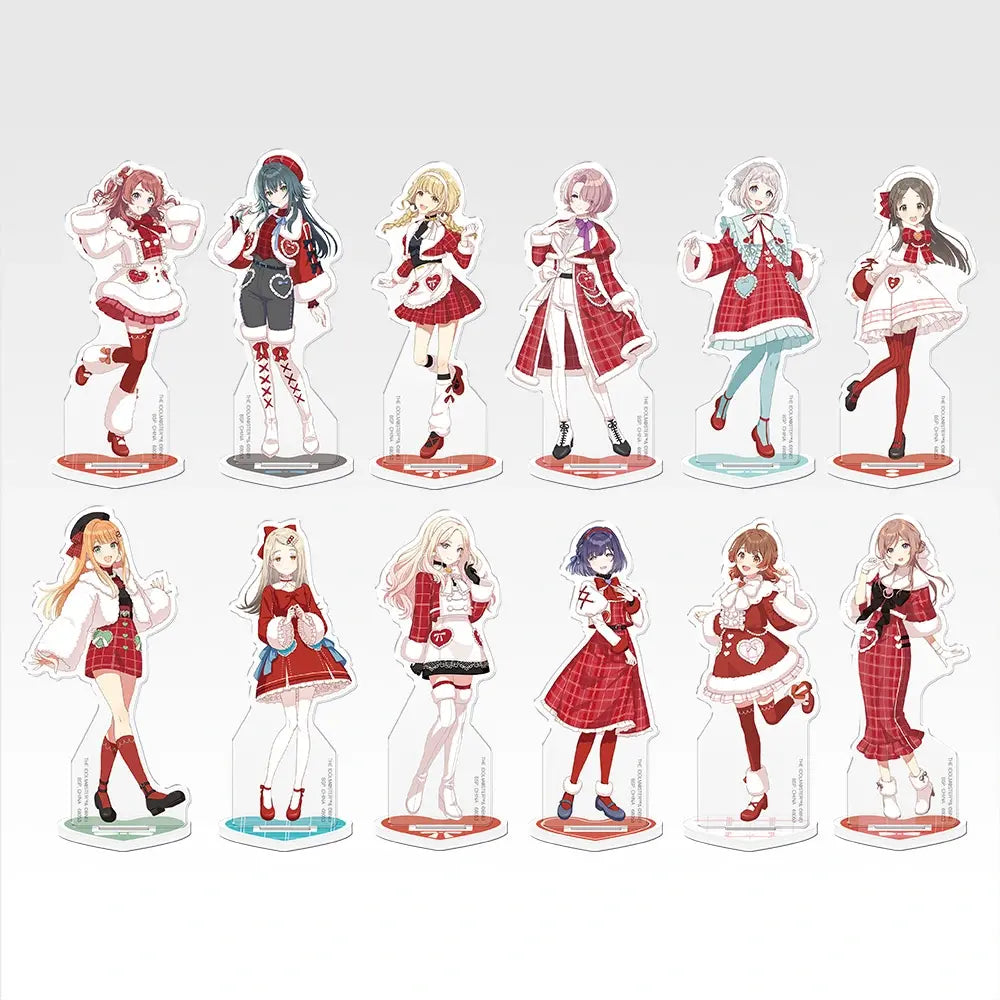 Ichiban Kuji Gakuen Idolmaster Part 4 - I Prize Original Acrylic Stands Complete Set of 12