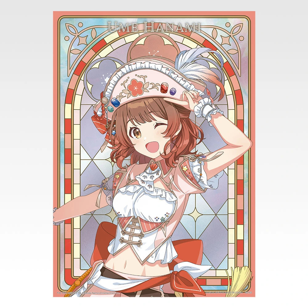 Ichiban Kuji Gakuen Idolmaster Part 6 - D Prize Original Illustration Metallic Poster (13 Types)