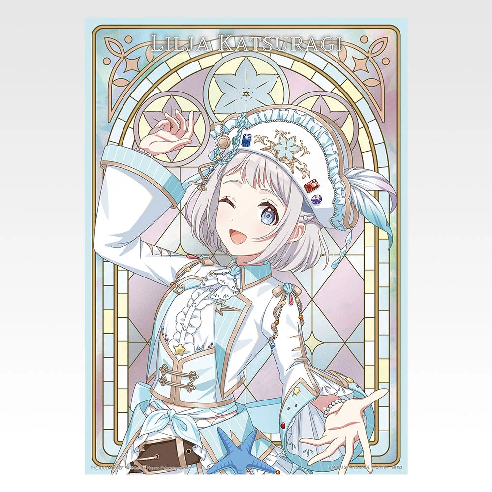 Ichiban Kuji Gakuen Idolmaster Part 6 - D Prize Original Illustration Metallic Poster (13 Types)