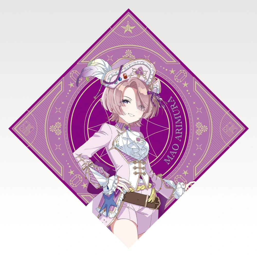 Ichiban Kuji Gakuen Idolmaster Part 6 - F Prize Original Illustration Bandana Towels Complete Set Of 13 Types