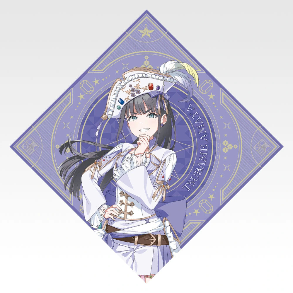 Ichiban Kuji Gakuen Idolmaster Part 6 - F Prize Original Illustration Bandana Towels Complete Set Of 13 Types