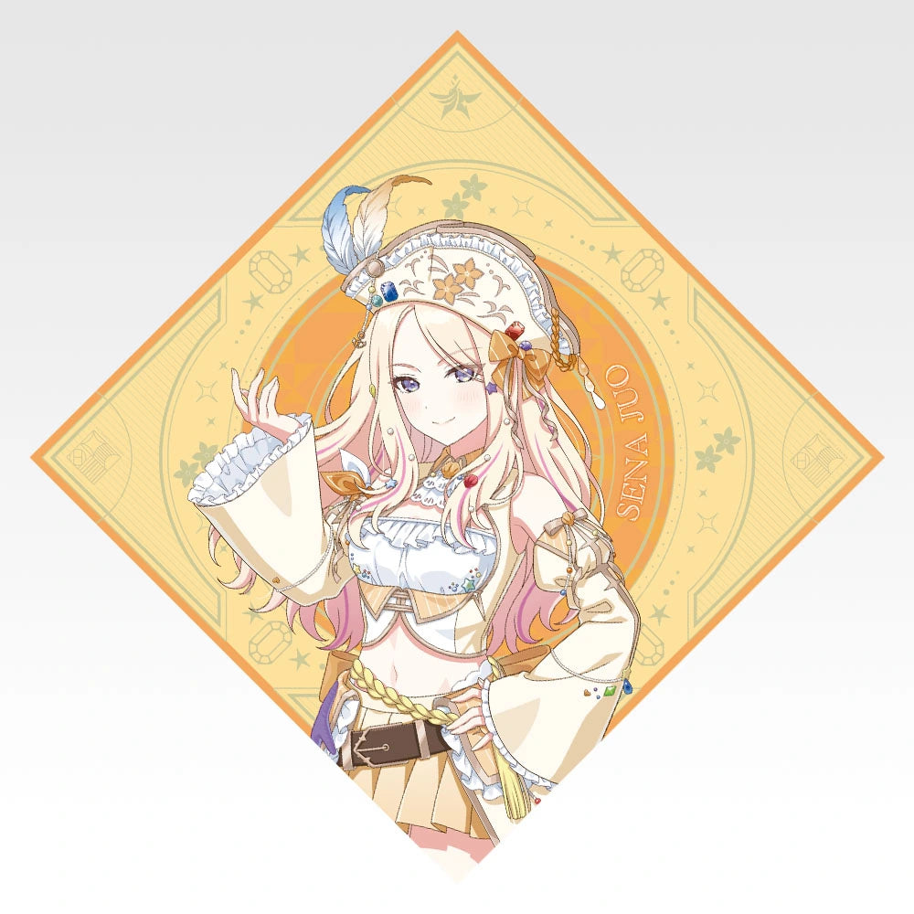 Ichiban Kuji Gakuen Idolmaster Part 6 - F Prize Original Illustration Bandana Towels Complete Set Of 13 Types