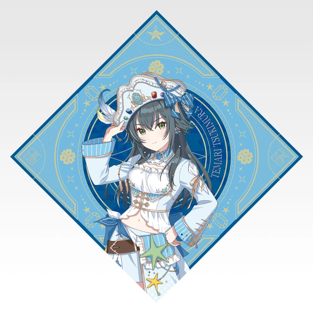 Ichiban Kuji Gakuen Idolmaster Part 6 - F Prize Original Illustration Bandana Towels Complete Set Of 13 Types