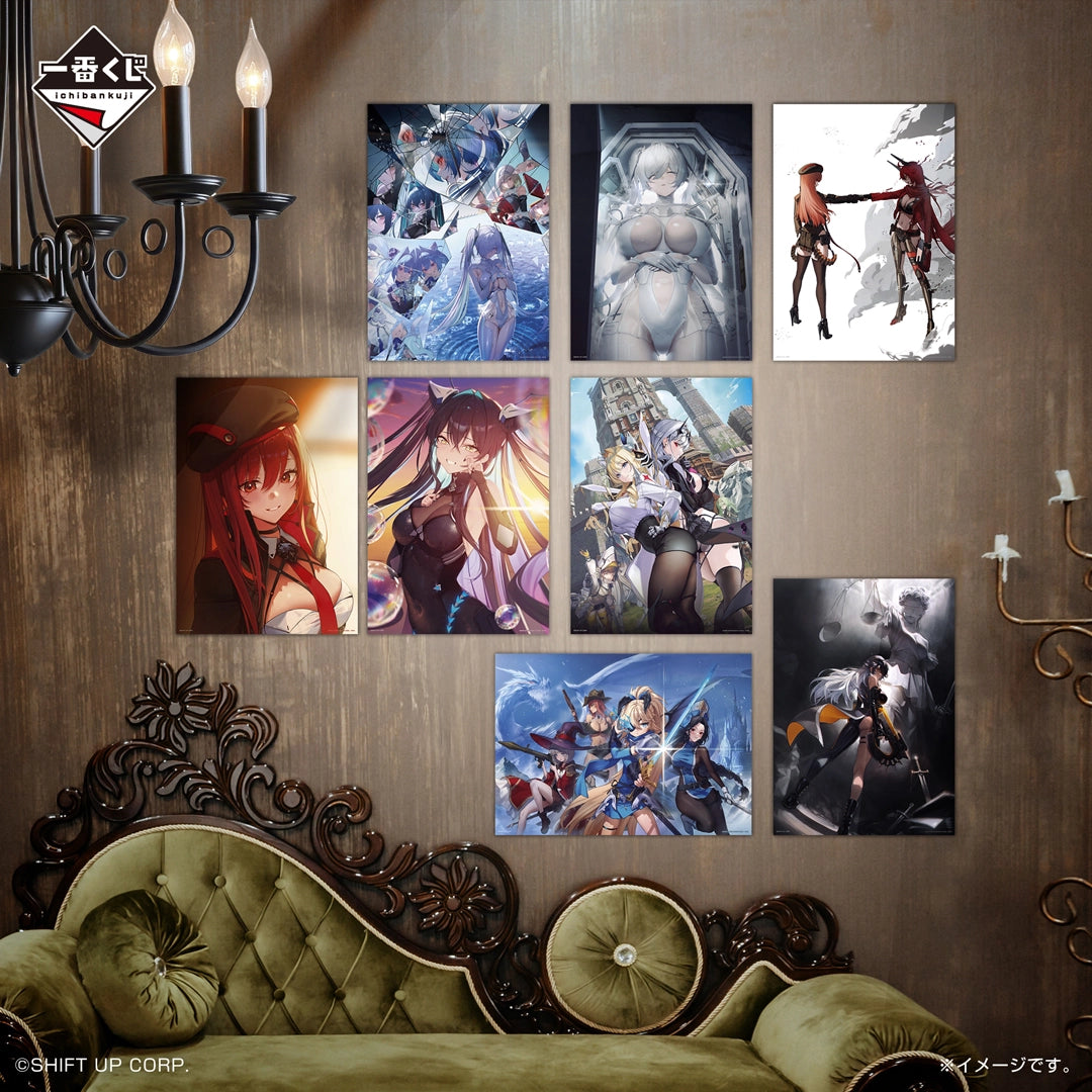 Ichiban Kuji Goddess of Victory: Nikke Chapter 6 - F Prize Clear Poster (8 Types)