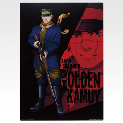 Ichiban Kuji Golden Kamuy Gold Nugget Scramble - D Prize Illustration Board Complete Set of 3 Types