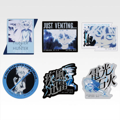 Ichiban Kuji HUNTER×HUNTER Zoldyck Family - J Prize Sticker Collection Complete Set of 10 Types