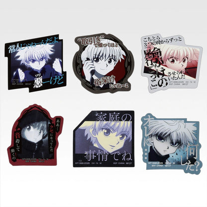 Ichiban Kuji HUNTER×HUNTER Zoldyck Family - J Prize Sticker Collection Complete Set of 10 Types