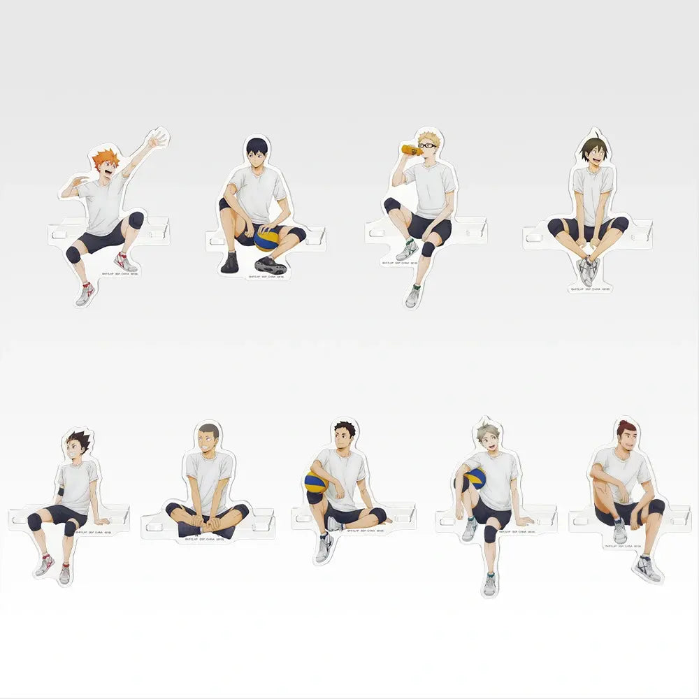 Ichiban Kuji Haikyu!! Karasuno's Future - G Prize Sitting Acrylic Stand Complete Set of 9 Types