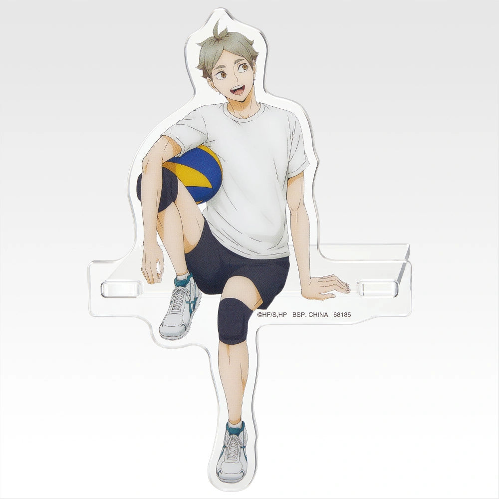 Ichiban Kuji Haikyu!! Karasuno's Future - G Prize Sitting Acrylic Stand Complete Set of 9 Types