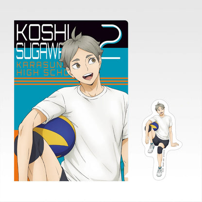 Ichiban Kuji Haikyu!! Karasuno's Future - J Prize Clear File & Sticker Set Complete Set of 11 Types