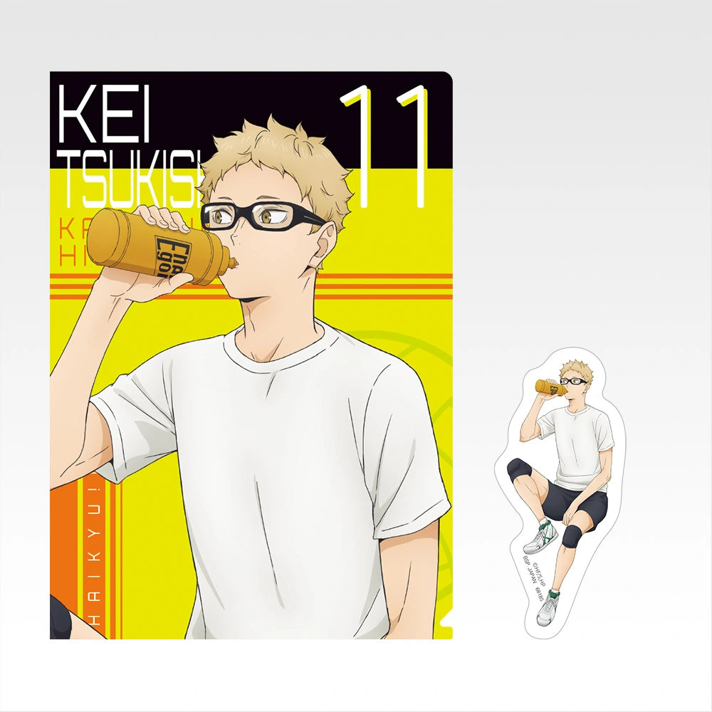 Ichiban Kuji Haikyu!! Karasuno's Future - J Prize Clear File & Sticker Set Complete Set of 11 Types