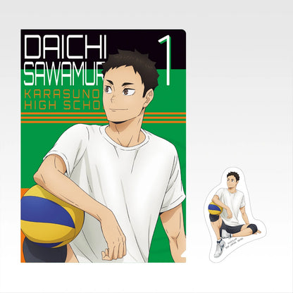 Ichiban Kuji Haikyu!! Karasuno's Future - J Prize Clear File & Sticker Set Complete Set of 11 Types