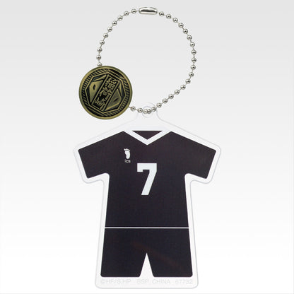 Ichiban Kuji Haikyu!! Road to the Nationals - F Prize Acrylic Charm with School Icon Button Complete Set of 15 Types