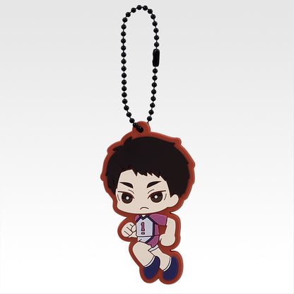 Ichiban Kuji Haikyu!! Road to the Nationals - H Prize Rubber Charm Complete Set of 12 Types