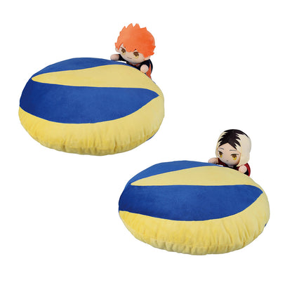 Ichiban Kuji Haikyu!! The Movie Battle at the The Dumpster Battle 2 - C Prize Jump Cushion Shoyo Hinata and Kenma Kozume Complete Set of 2 Types