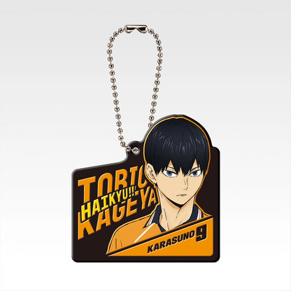 Ichiban Kuji Haikyu!! The Strongest Challenger - H Prize Rubber Charms Complete Set of 9 Types