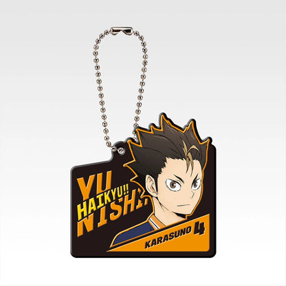 Ichiban Kuji Haikyu!! The Strongest Challenger - H Prize Rubber Charms Complete Set of 9 Types
