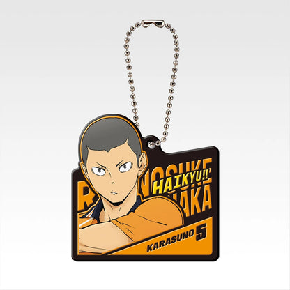 Ichiban Kuji Haikyu!! The Strongest Challenger - H Prize Rubber Charms Complete Set of 9 Types