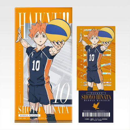 Ichiban Kuji Haikyu!! The Strongest Challenger - I Prize Ticket Case & Clear Card Complete Set of 9 Types